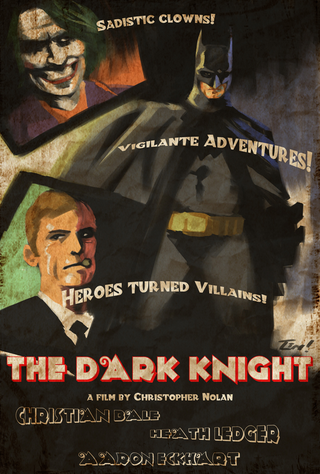 Illustration for article titled Noir Posters Capture the Pulpy Joy of Superhero Movies